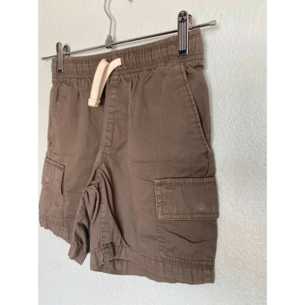 Old Navy Boys Relaxed Fit Cargo Shorts Size M 8 Brown Khaki